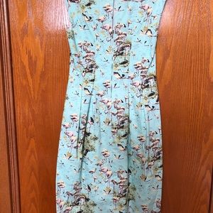 Vintage style flamingo dress